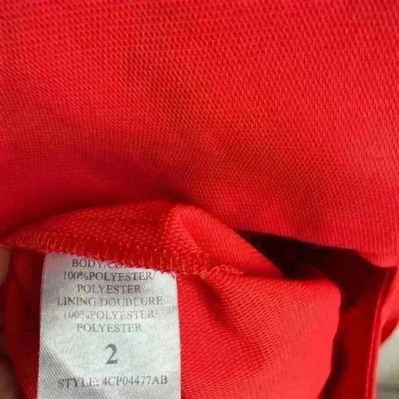 ABS collection Red Romper  size 2 - Picture 7 of 7